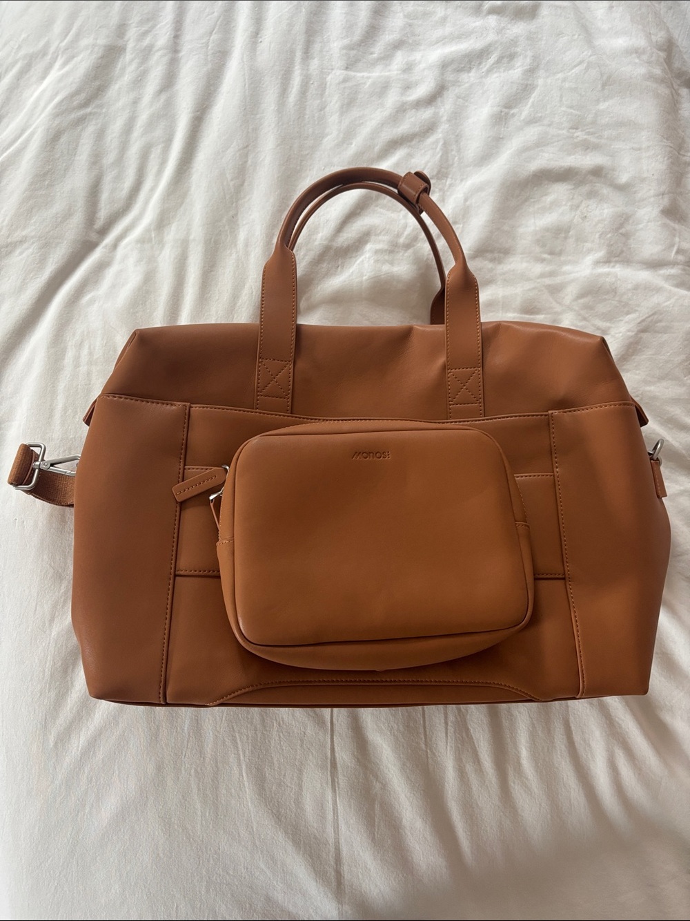 Monos Metro Duffle Bag w/Metro Kit - Mahogany Vegan Leather